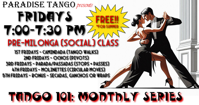Tango 101 Free for Summer