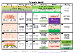 March 2025 Calendar Mini